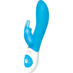 The Rotating Rabbit Vibrator in Aqua Blue - Red Mansion