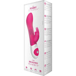 The Beaded Rabbit Vibrator in Pink - Red Mansion