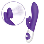 The Kissing Rabbit Vibrator in Purple - Red Mansion