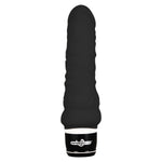 Silicone Classic Vibrating Dildo 5" in Black