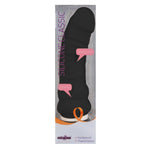 Silicone Classic Vibrating Dildo 5" in Black