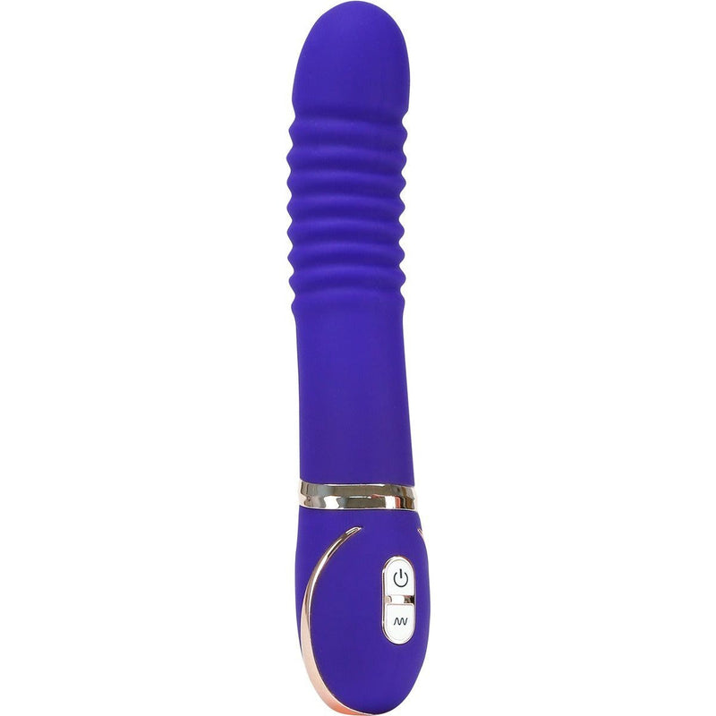 Vibe Couture Pleats Rechargeable Vibrator in Purple - Red Mansion