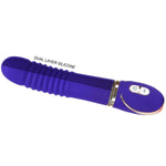 Vibe Couture Pleats Rechargeable Vibrator in Purple - Red Mansion