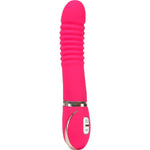 Vibe Couture Pleats Rechargeable Vibrator in Pink - Red Mansion