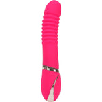 Vibe Couture Pleats Rechargeable Vibrator in Pink - Red Mansion