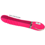 Vibe Couture Pleats Rechargeable Vibrator in Pink - Red Mansion