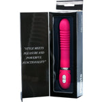 Vibe Couture Pleats Rechargeable Vibrator in Pink - Red Mansion