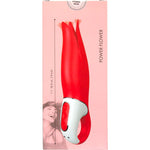 Satisfyer Vibes Power Flower Vibrator in Red