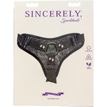 Sportsheets Sincerely Lace Strap-On Harness in Black