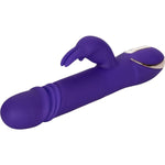 Jack Rabbit Signature Silicone Thrusting Vibrator in Purple