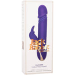 Jack Rabbit Signature Silicone Thrusting Vibrator in Purple