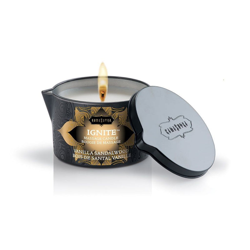 Kama Sutra Ignite Massage Candle in Vanilla Sandalwood