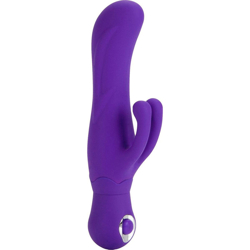 Double Dancer Silicone Vibrator in Purple