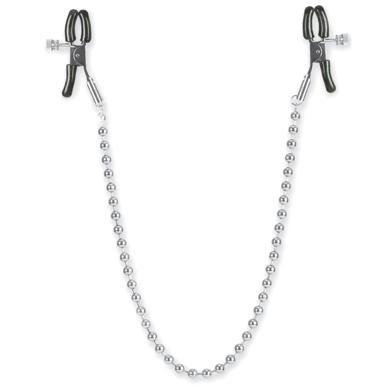 Nipple Play Silver Beaded Nipple Clamps