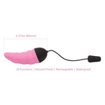 Remote Control Vibrating Tongue in Pink - Red Mansion