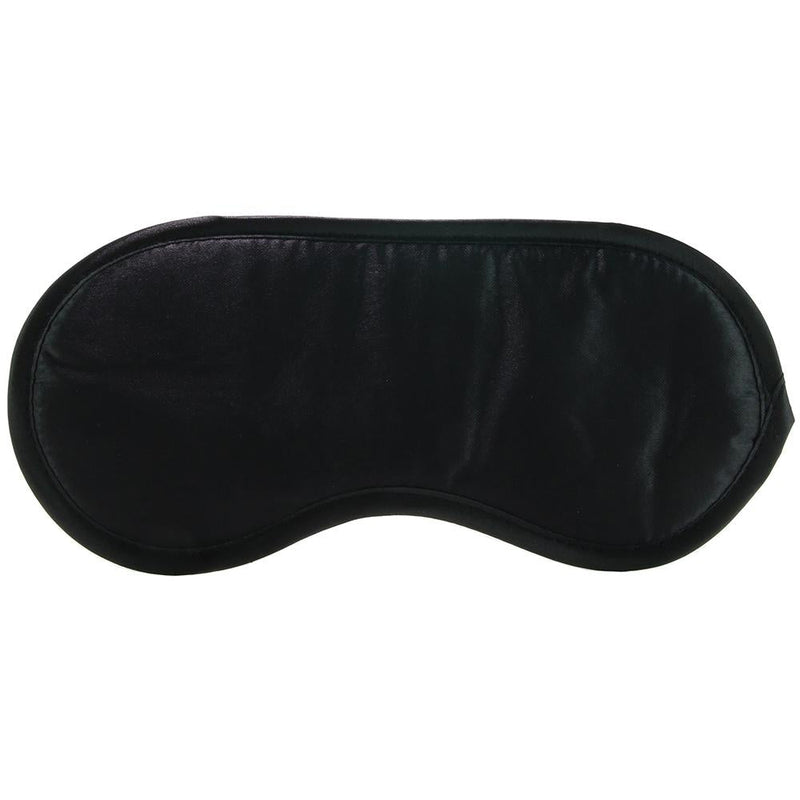 Sex & Mischief Satin Blindfold in Black - Red Mansion