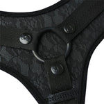 Sportsheets Sincerely Lace Strap-On Harness in Black