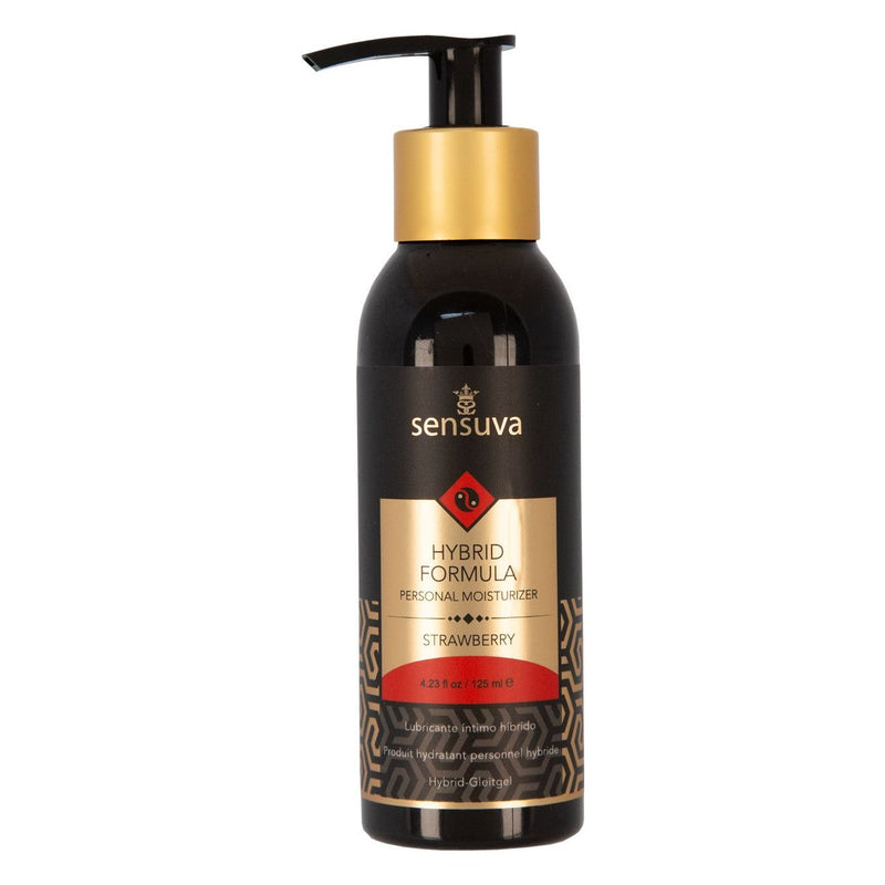 Sensuva Hybrid Formula Lube 4.2 oz in Strawberry